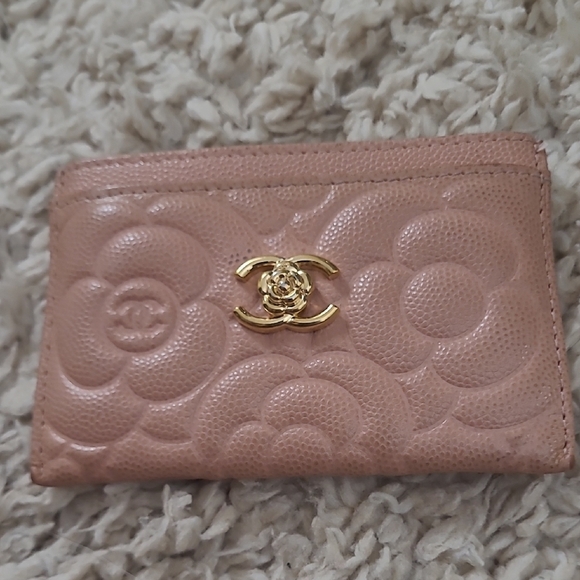 Chanel Pink Quilted Leather Wallet - Picture 8 of 10